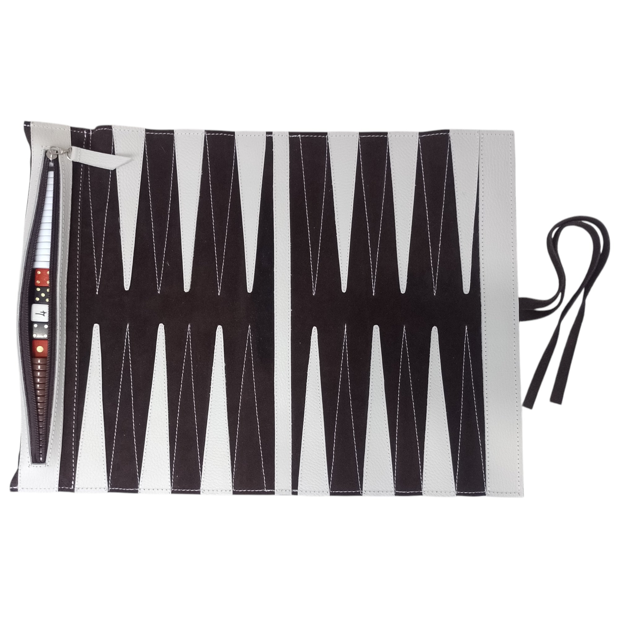 Backgammon hecho en piel ANOR