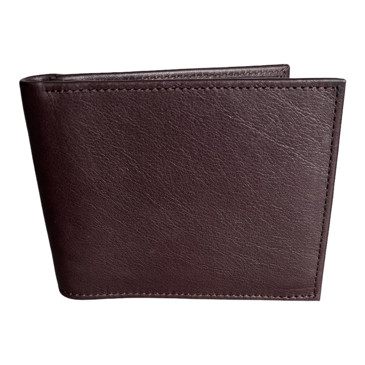 Cartera con varios compartimientos con tarjetero y foto en medio hecha en piel ADAR