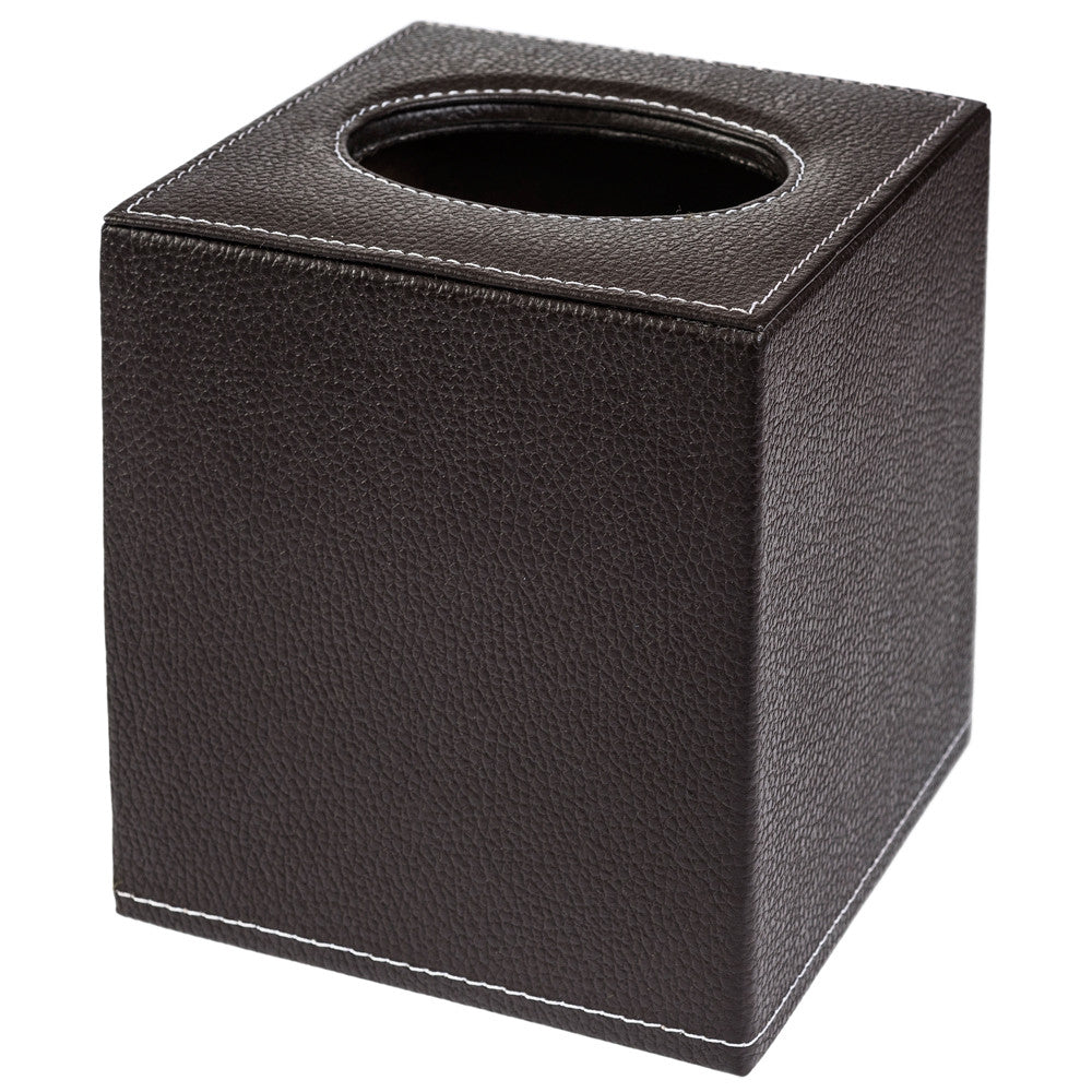 Kleenera cuadrada hecha en piel y madera MACE