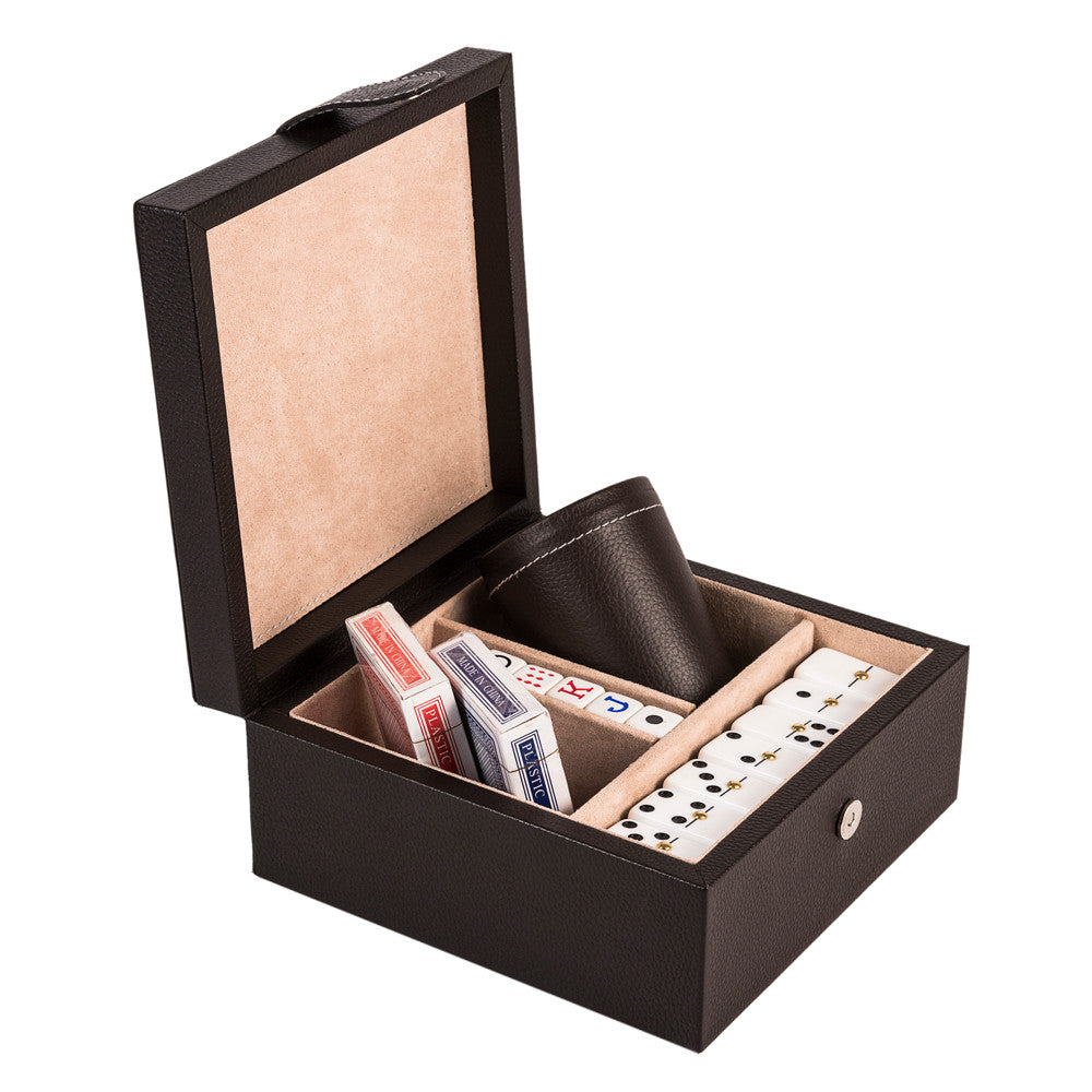 Juego de casino forrado en piel MACE