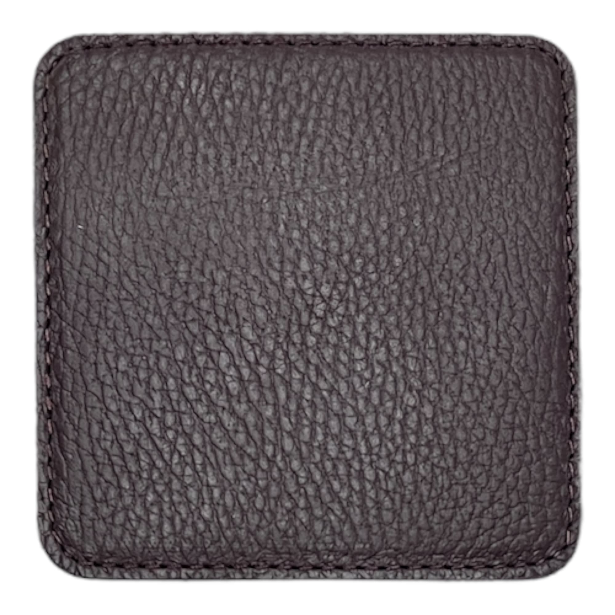 Juego de 6 Porta vasos cuadrados hecho en piel Perré hecho a mano