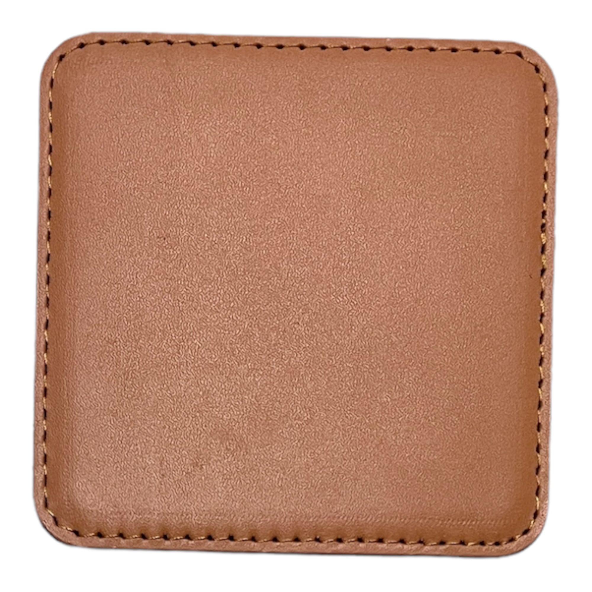 Juego de 6 Porta vasos cuadrados hecho en piel Perré hecho a mano