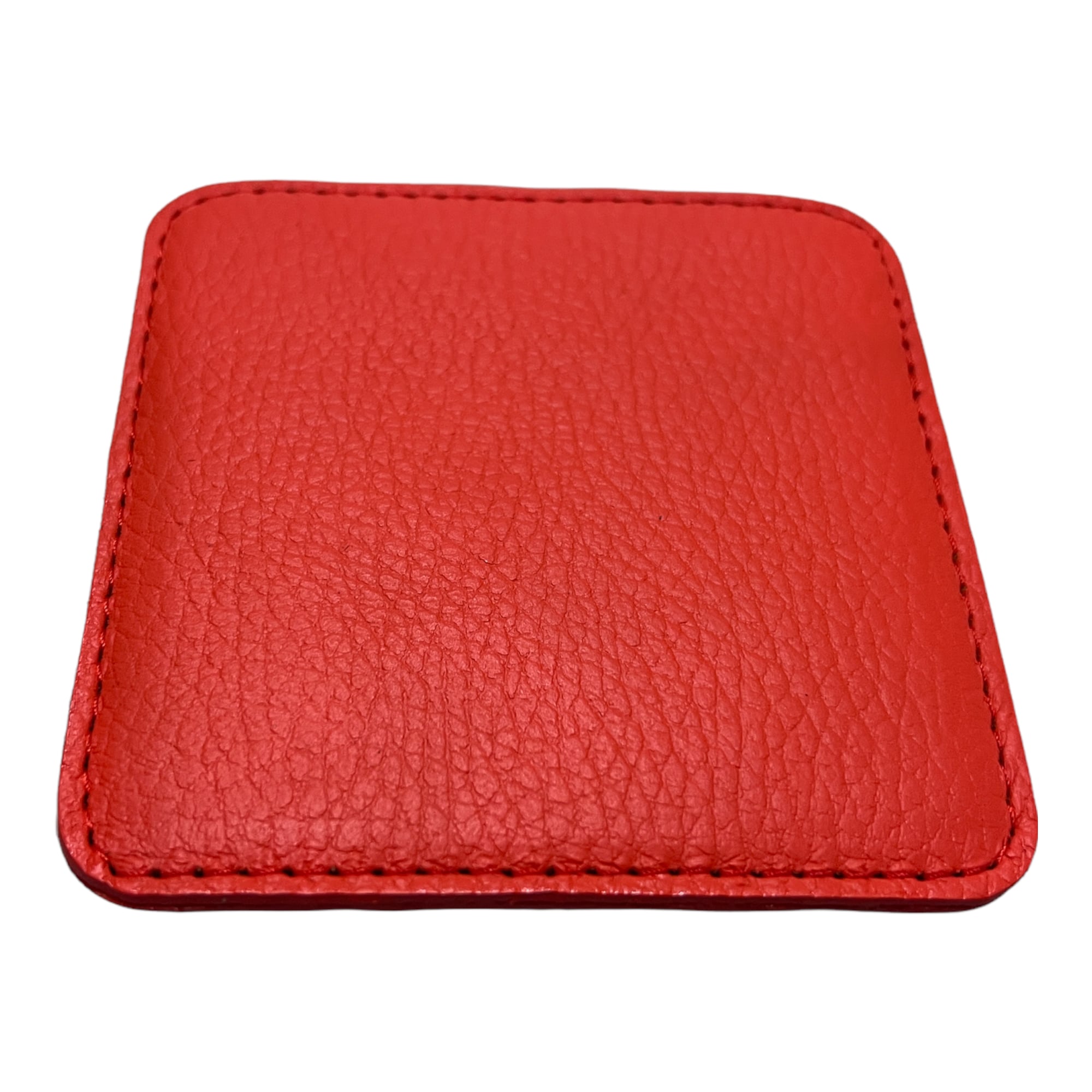 Juego de 6 Porta vasos cuadrados hecho en piel Perré hecho a mano