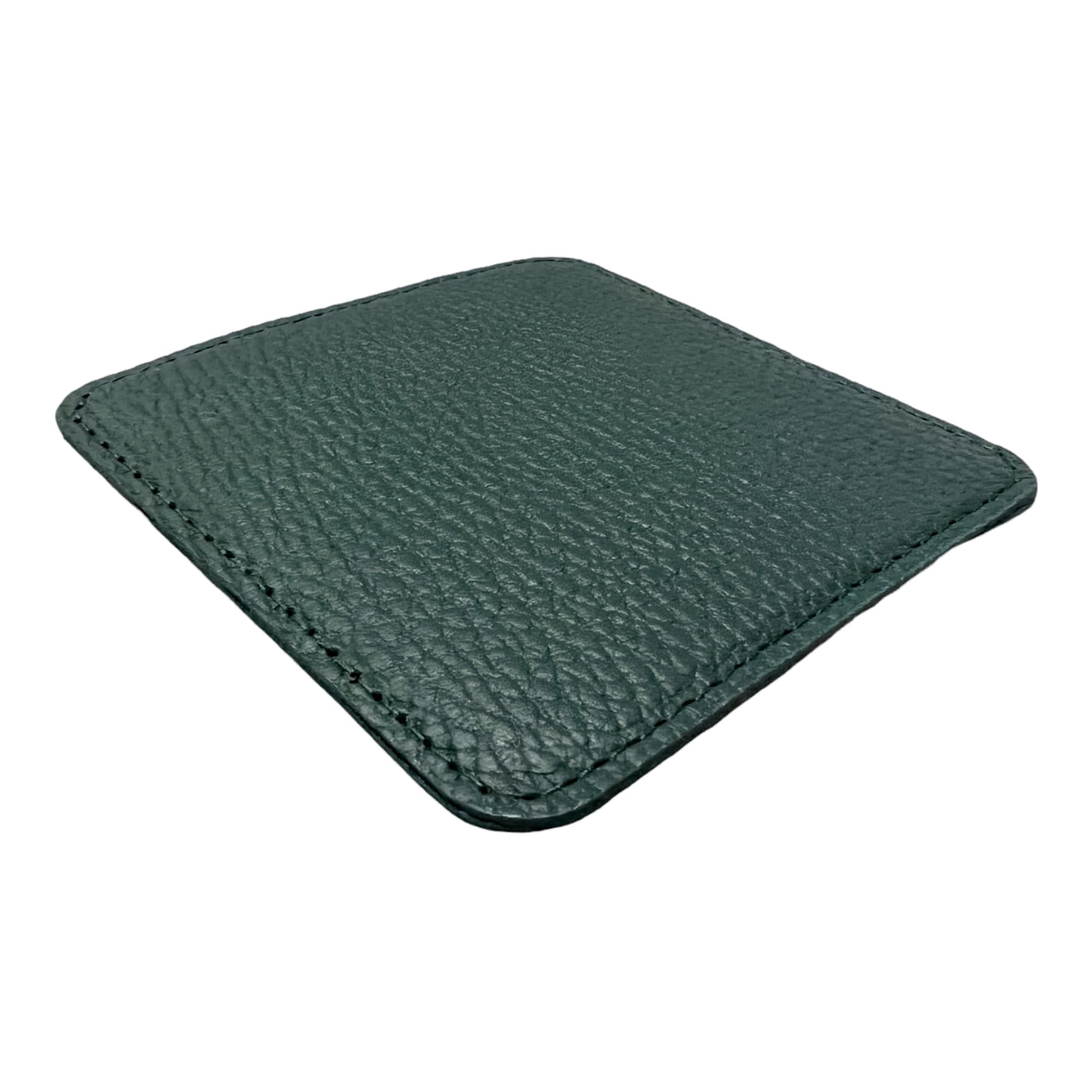 Juego de 6 Porta vasos cuadrados hecho en piel Perré hecho a mano