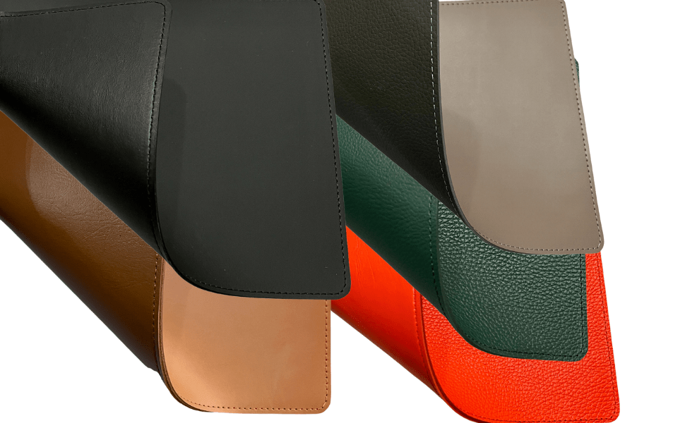 Mouse Pad Smart light hecho en piel MACE