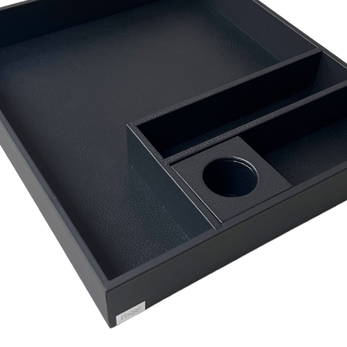 Charola hecha en piel grande para sala de conferencias FESA