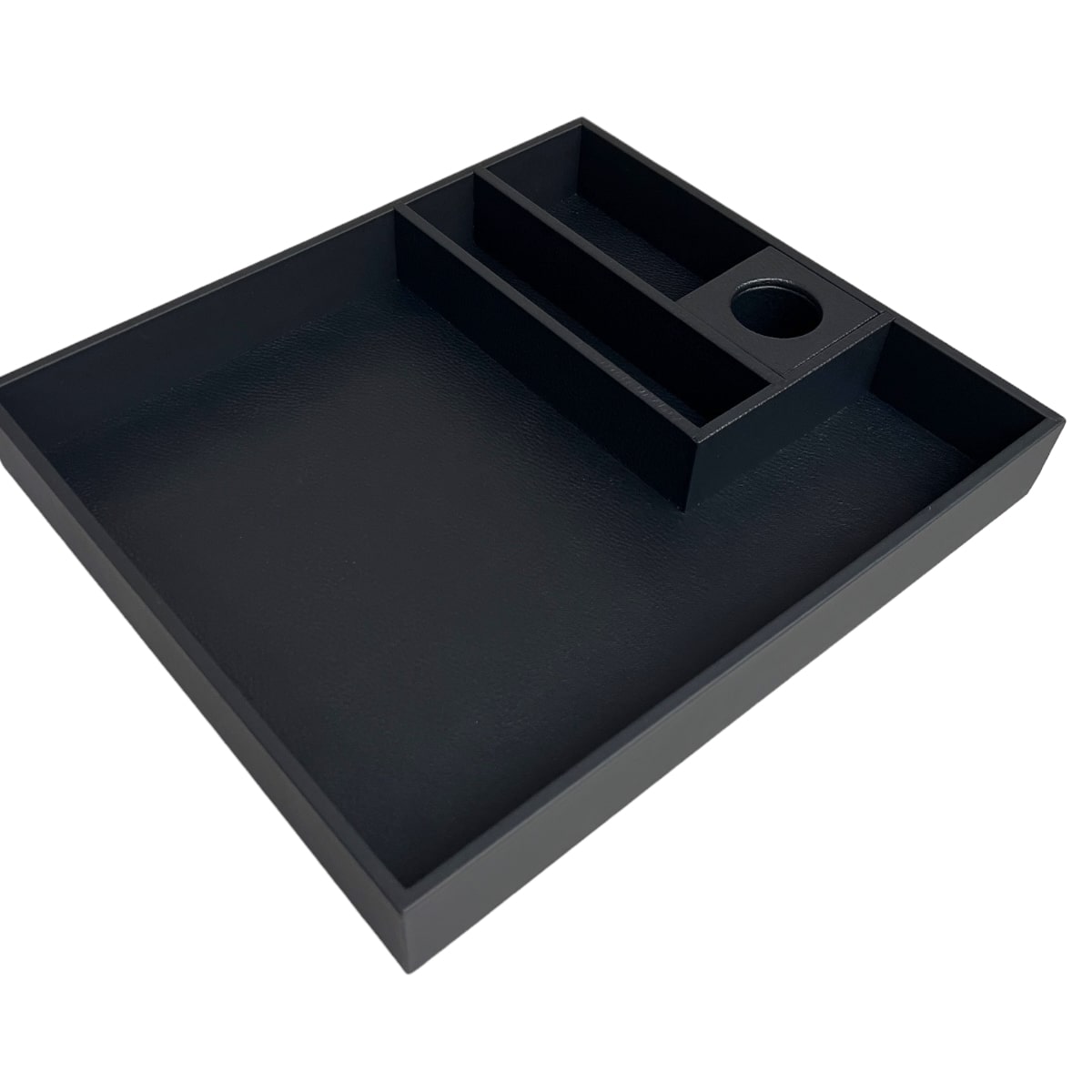 Charola hecha en piel grande para sala de conferencias FESA