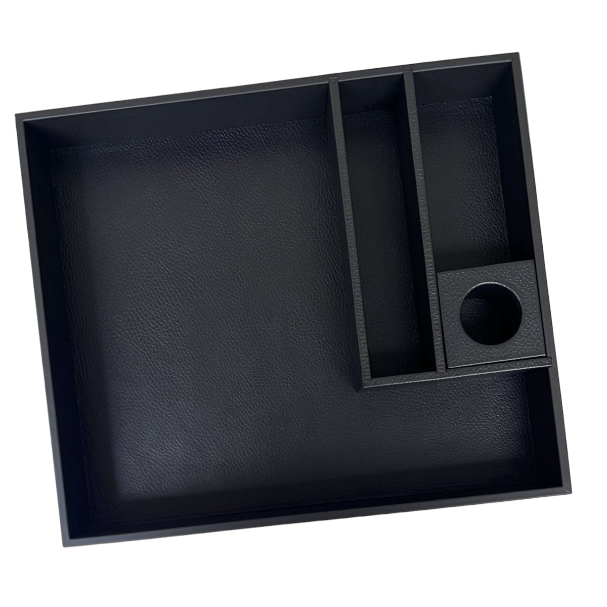 Charola hecha en piel grande para sala de conferencias FESA