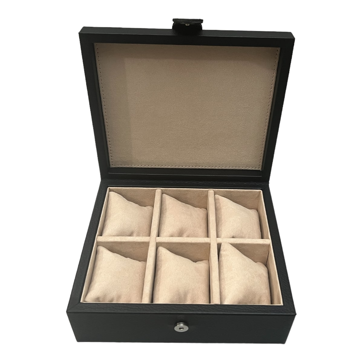 Caja en piel para guardar 6 relojes MACE