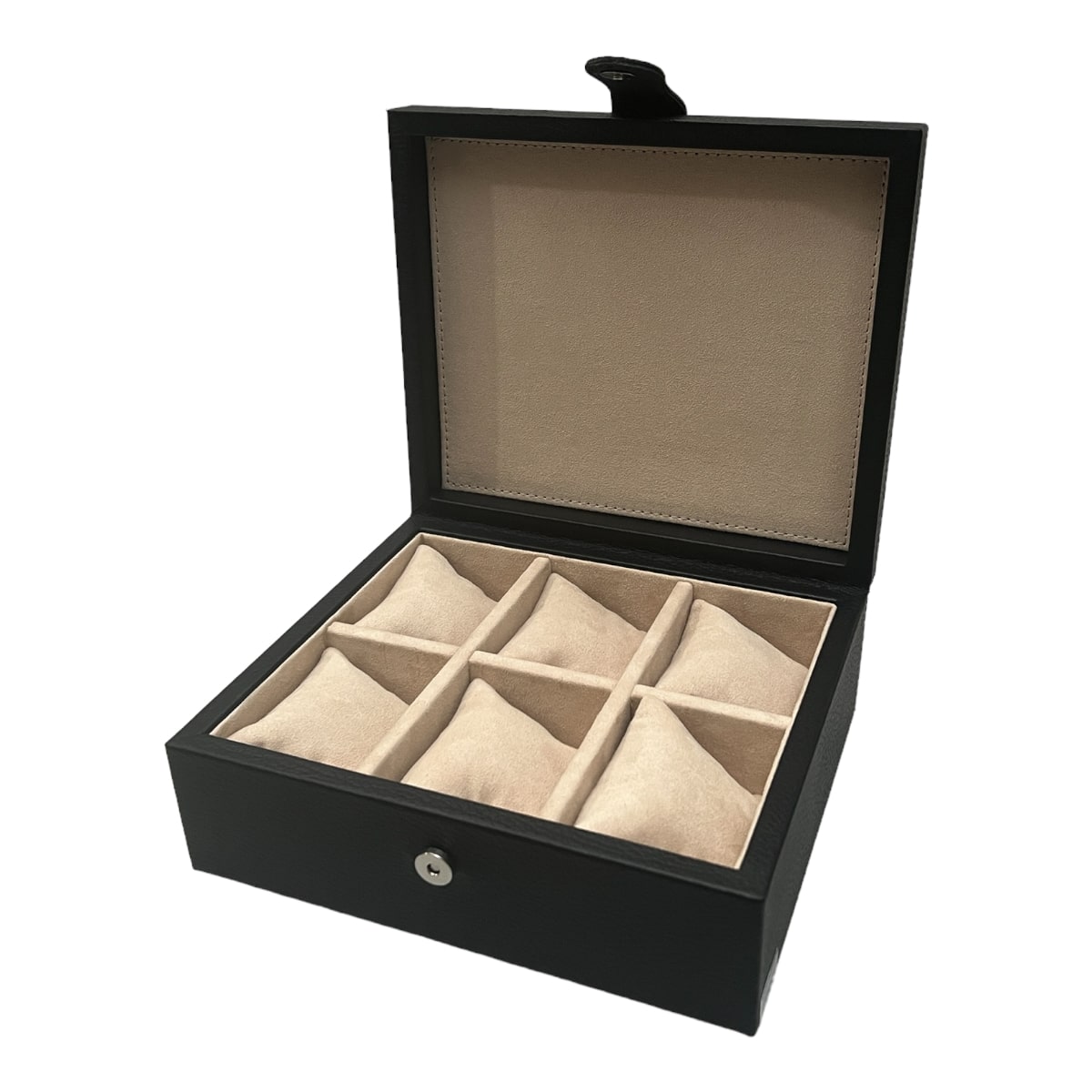 Caja en piel para guardar 6 relojes MACE