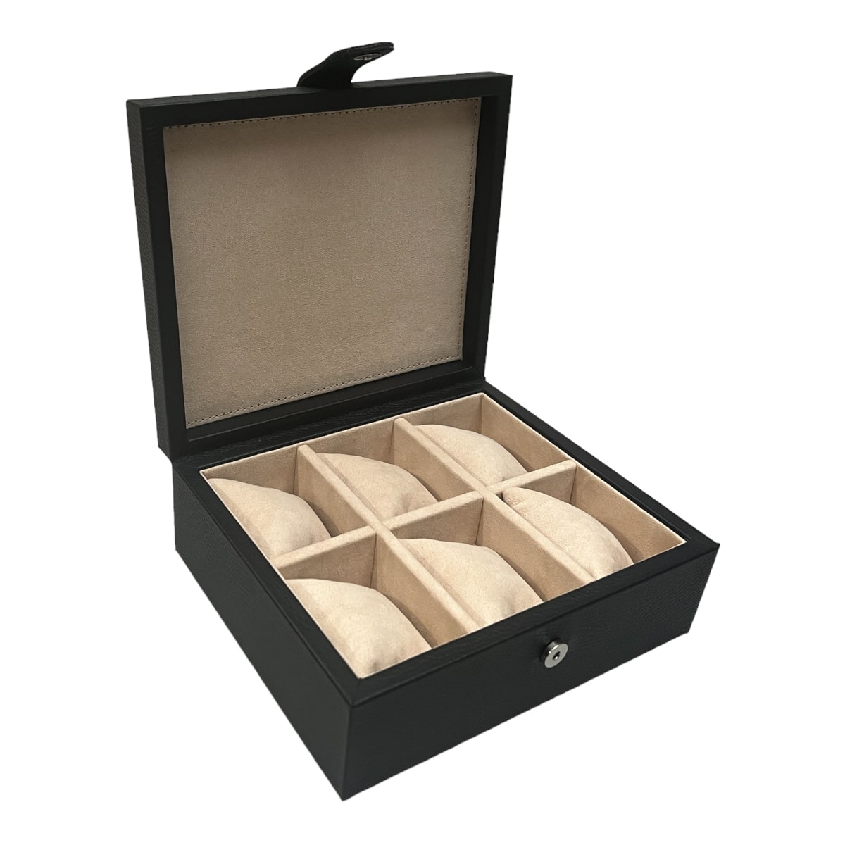 Caja en piel para guardar 6 relojes MACE