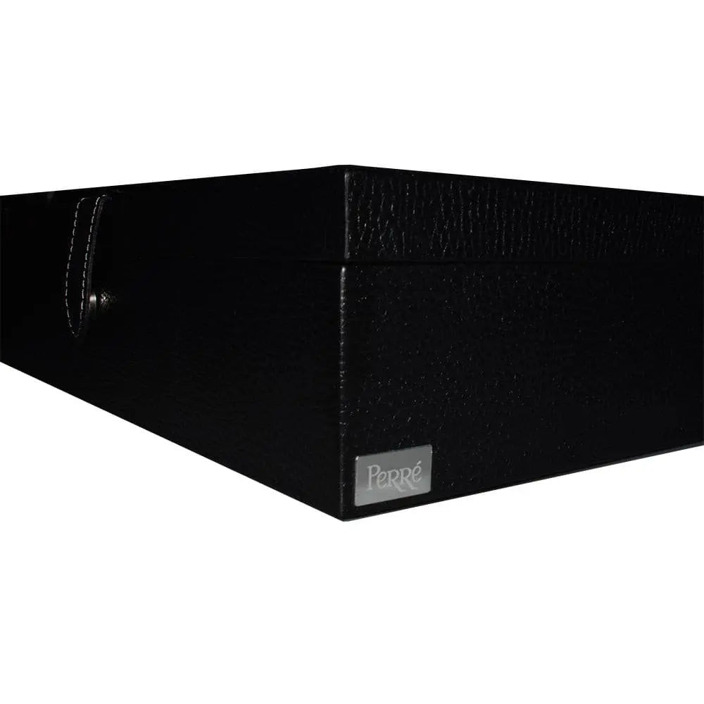 Caja en Piel con tapa de cristal para guardar 15 Relojes MACE
