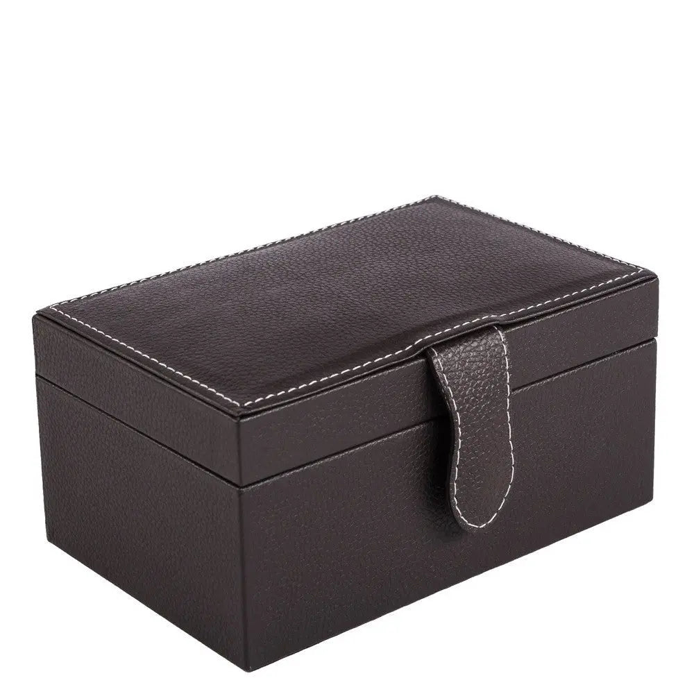 Caja en Piel para guardar 2 relojes ANOR