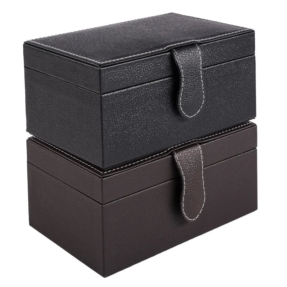 Caja en Piel para guardar 2 relojes ANOR