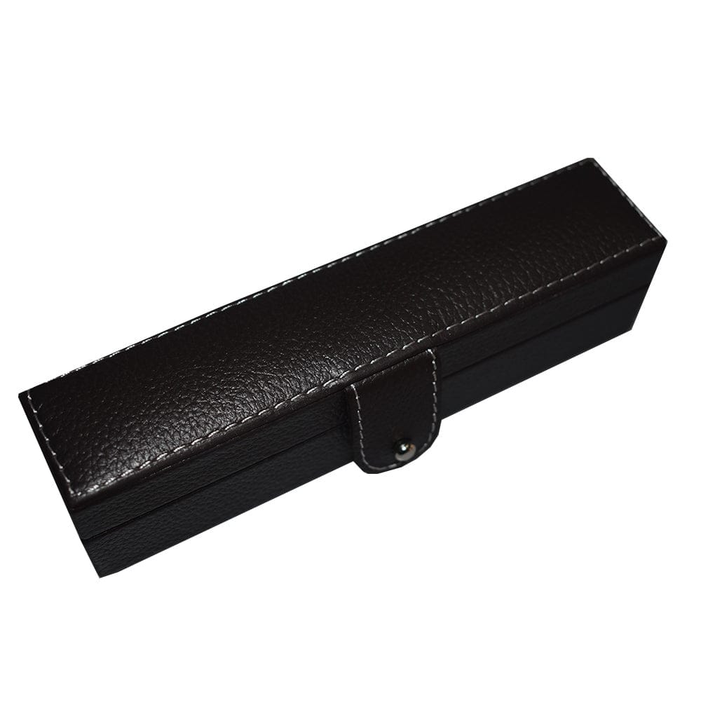 Caja hecha en piel para guardar un bolígrafo ANOR