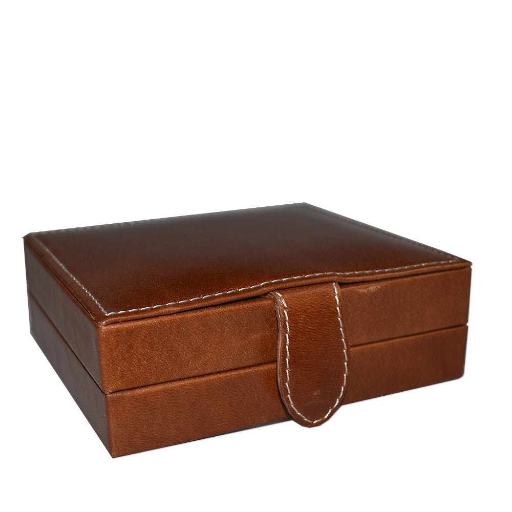 Caja mini tocador multiusos en piel ANOR