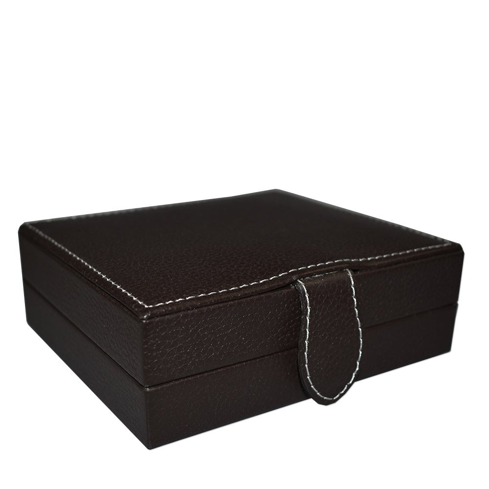 Caja mini tocador multiusos en piel ANOR