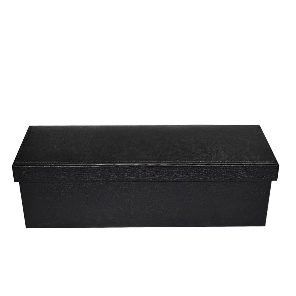 Porta vino tipo caja hecho en piel MACE