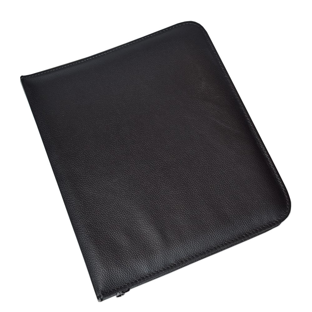 Carpeta hecha en piel de cierre con arillos ANOR