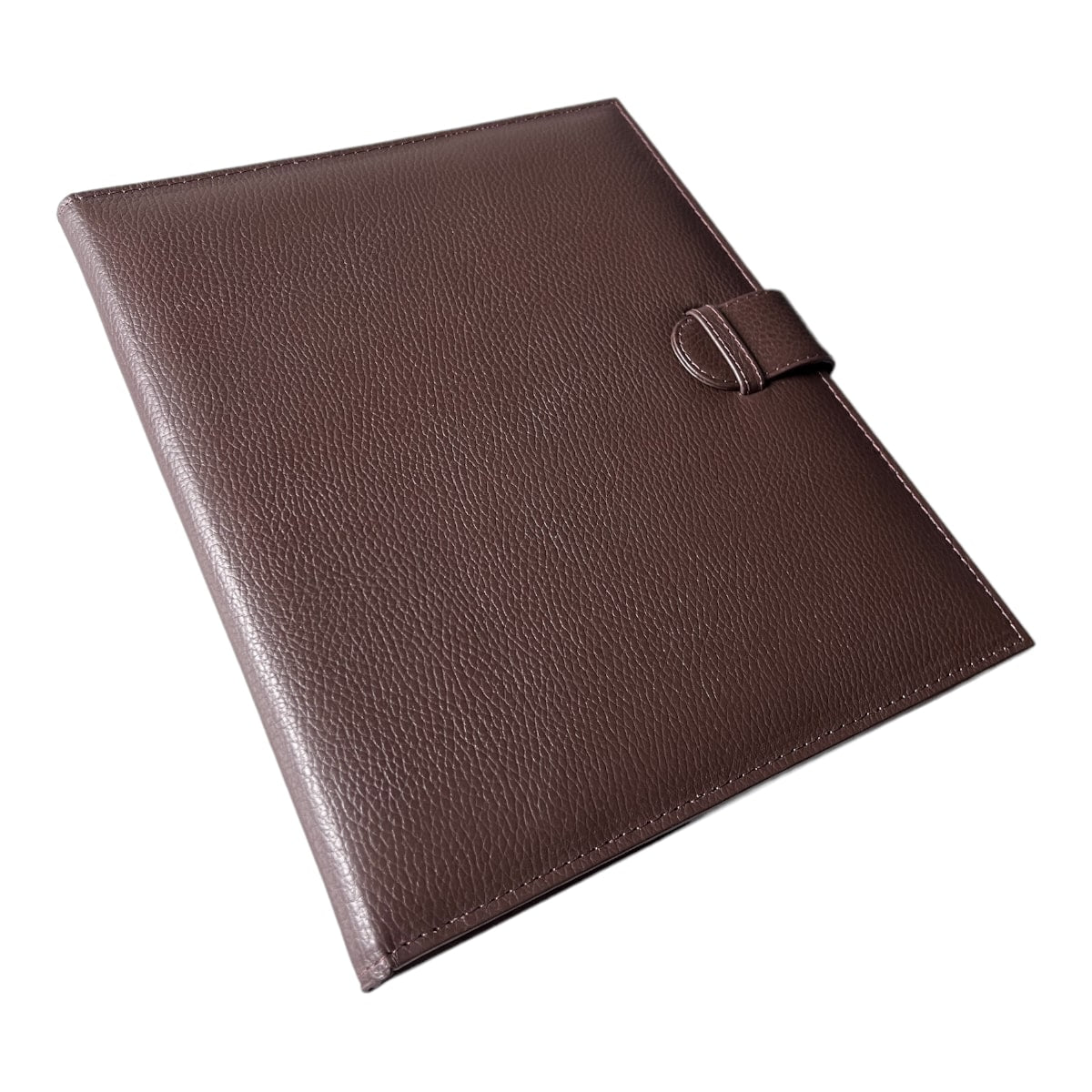 Carpeta hecha en piel tamaño carta con solapa ANOR