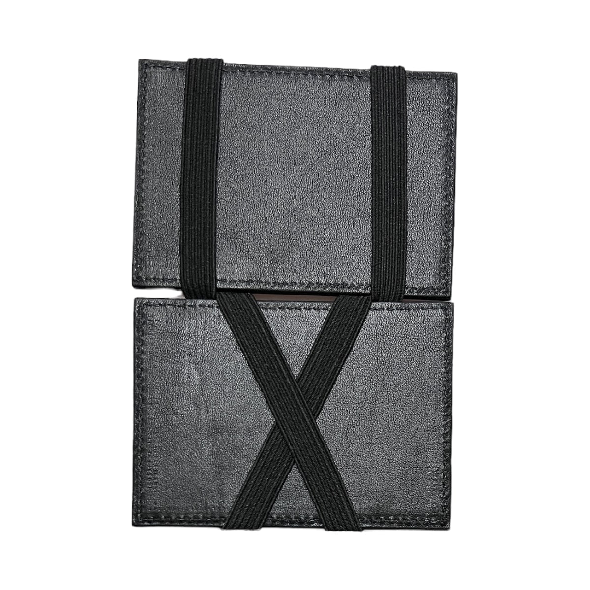 Cartera mágica tipo tarjetero con resorte hecho en piel ADAR