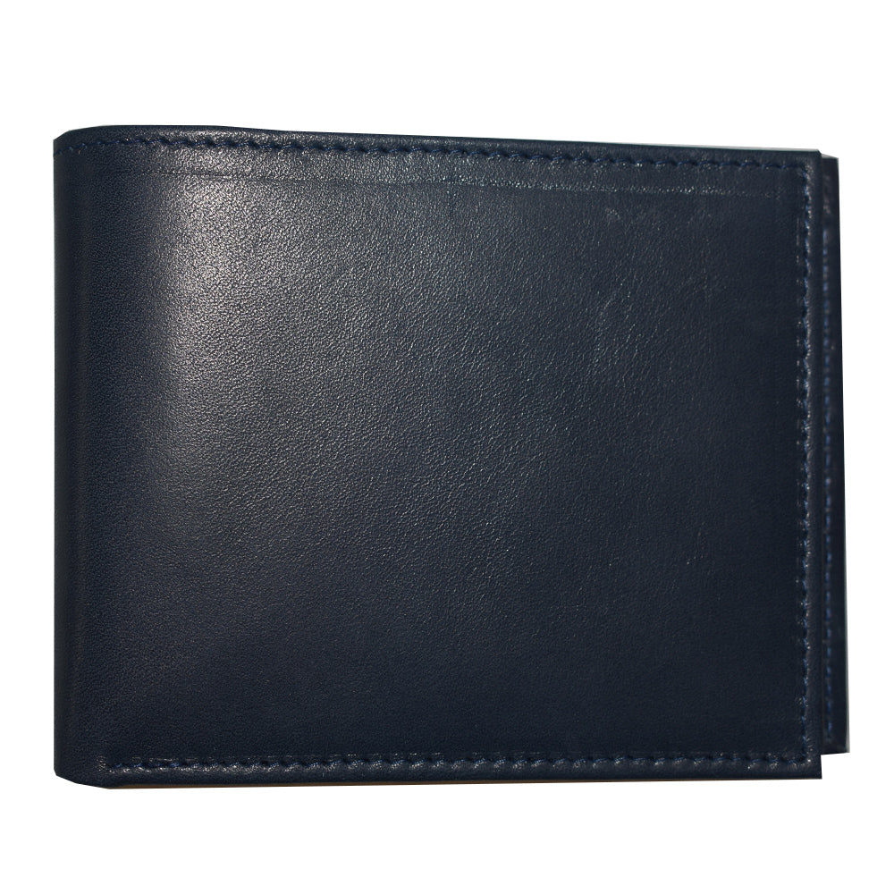 Cartera con varios compartimientos con tarjetero y foto en medio hecha en piel ADAR