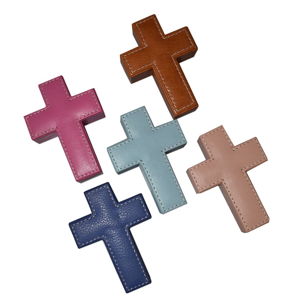 Cruz Mini hecha en piel MACE