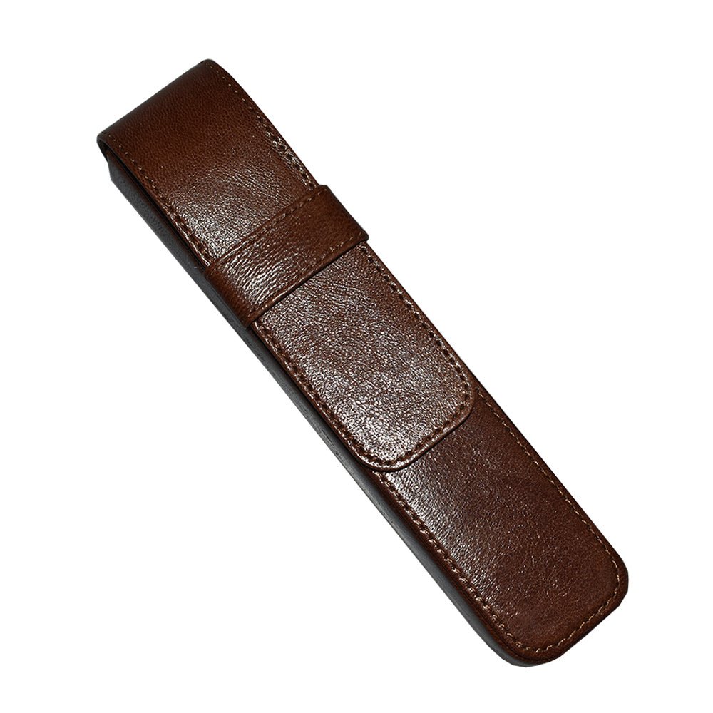 Estuche porta pluma hecho en piel MASA