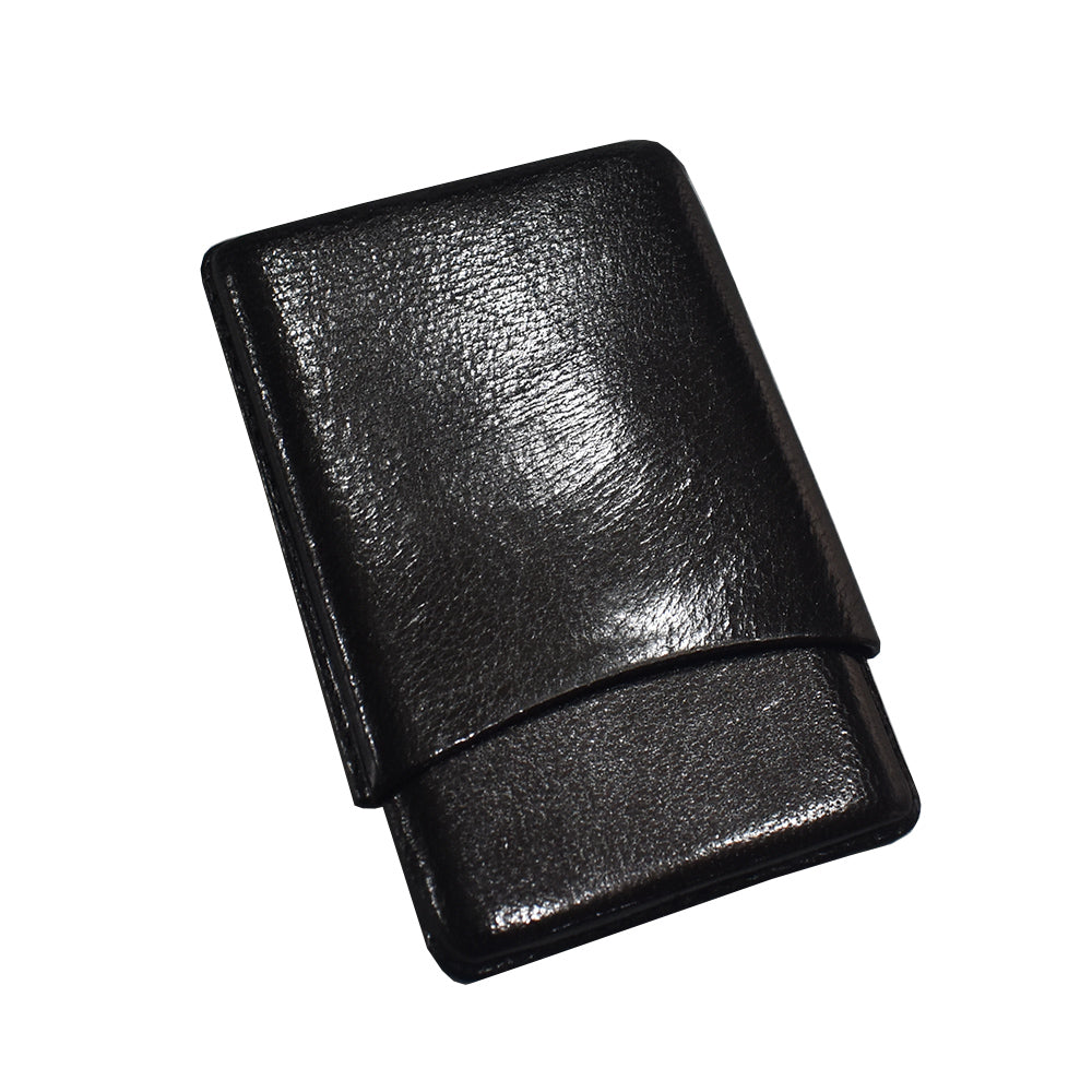 Porta tarjetas artesanal forjado hecho en piel JOL