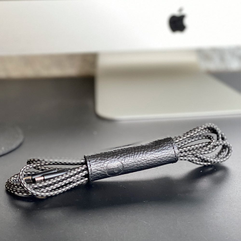 Sujetador de cables Perré hecho en piel FESA