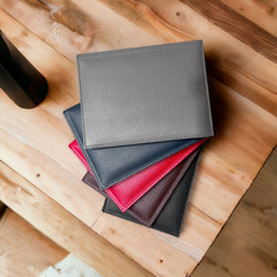 Porta recetario médico hecho en piel FESA