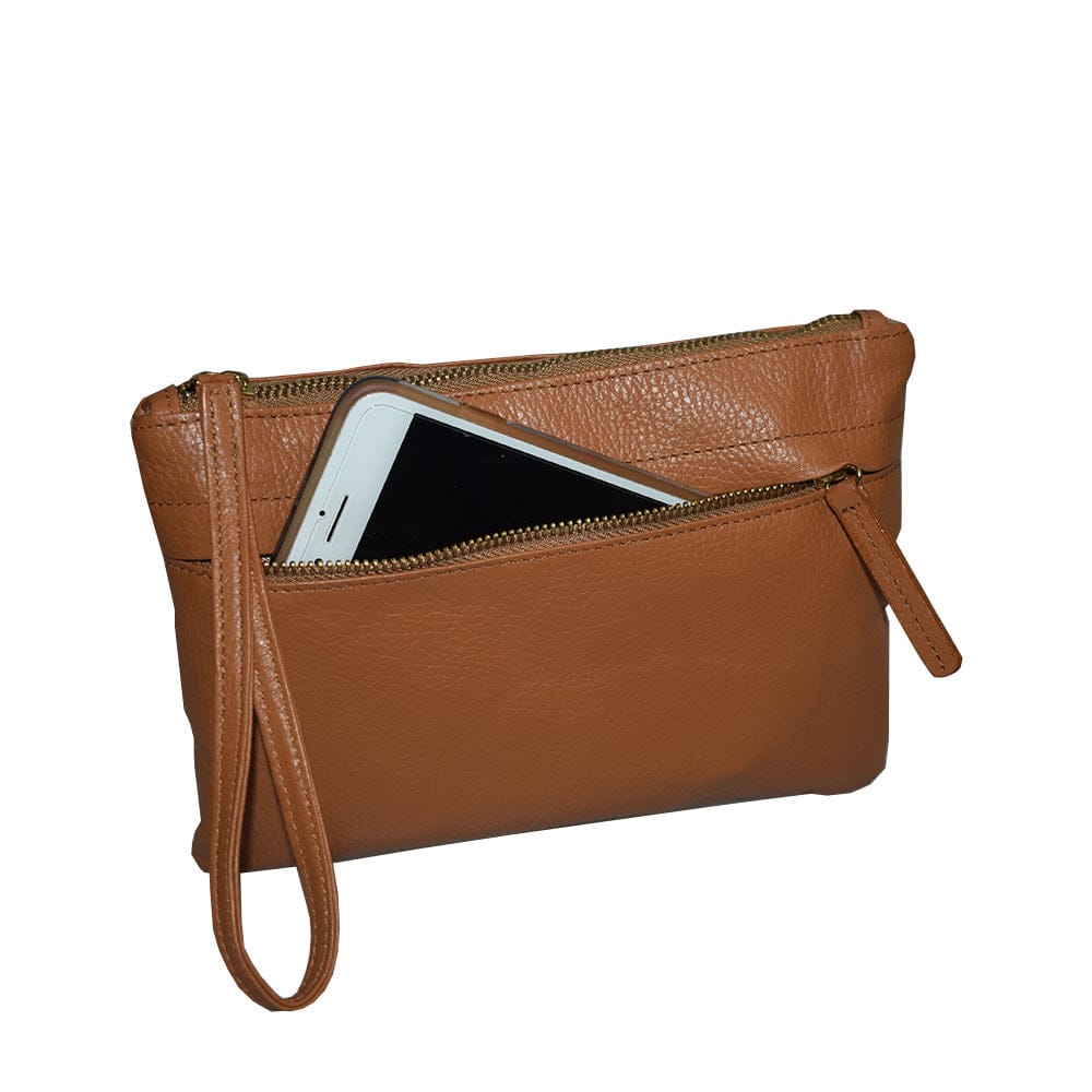 Bolsa clutch Perré hecha en piel ISLO