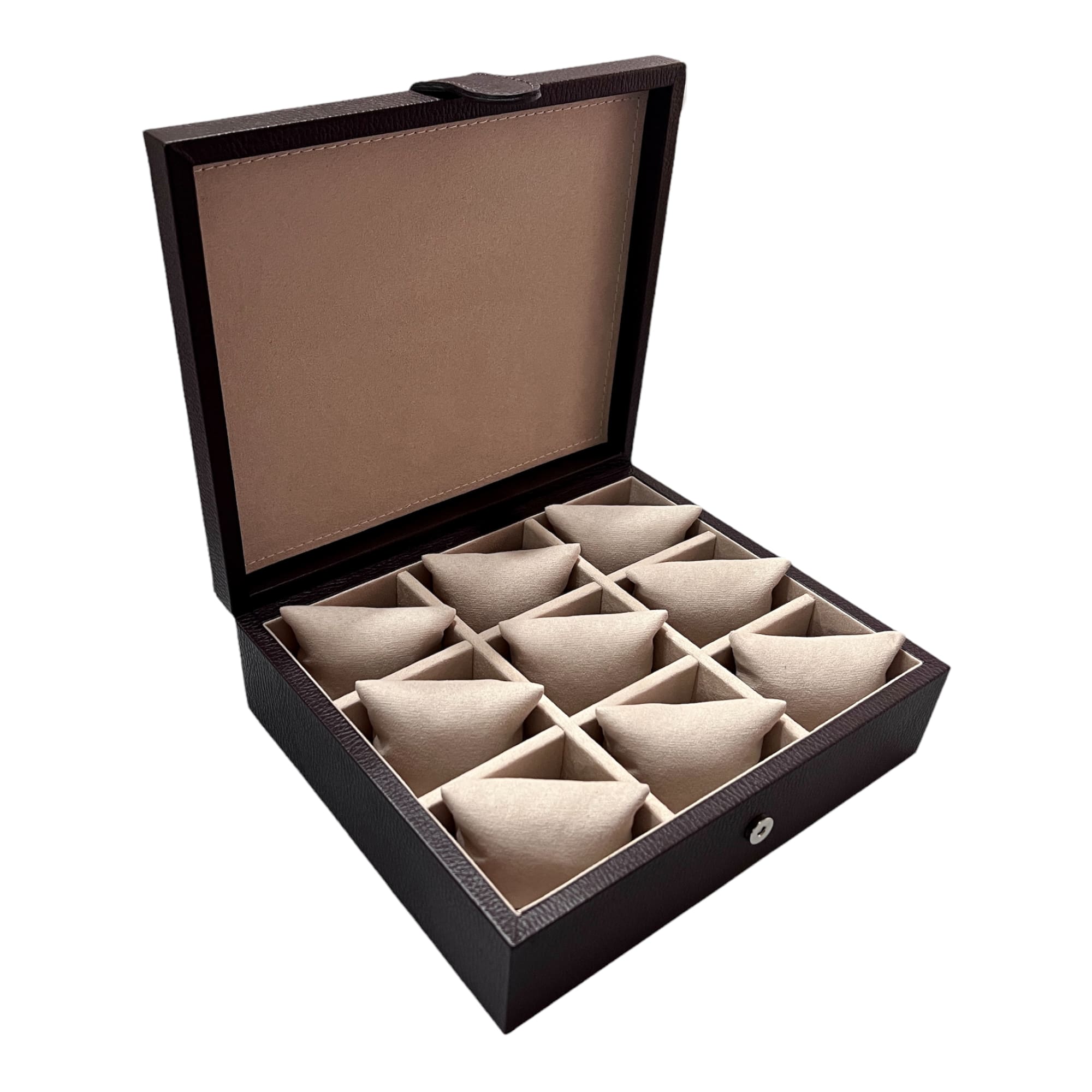 Caja en Piel para guardar 9 Relojes MACE