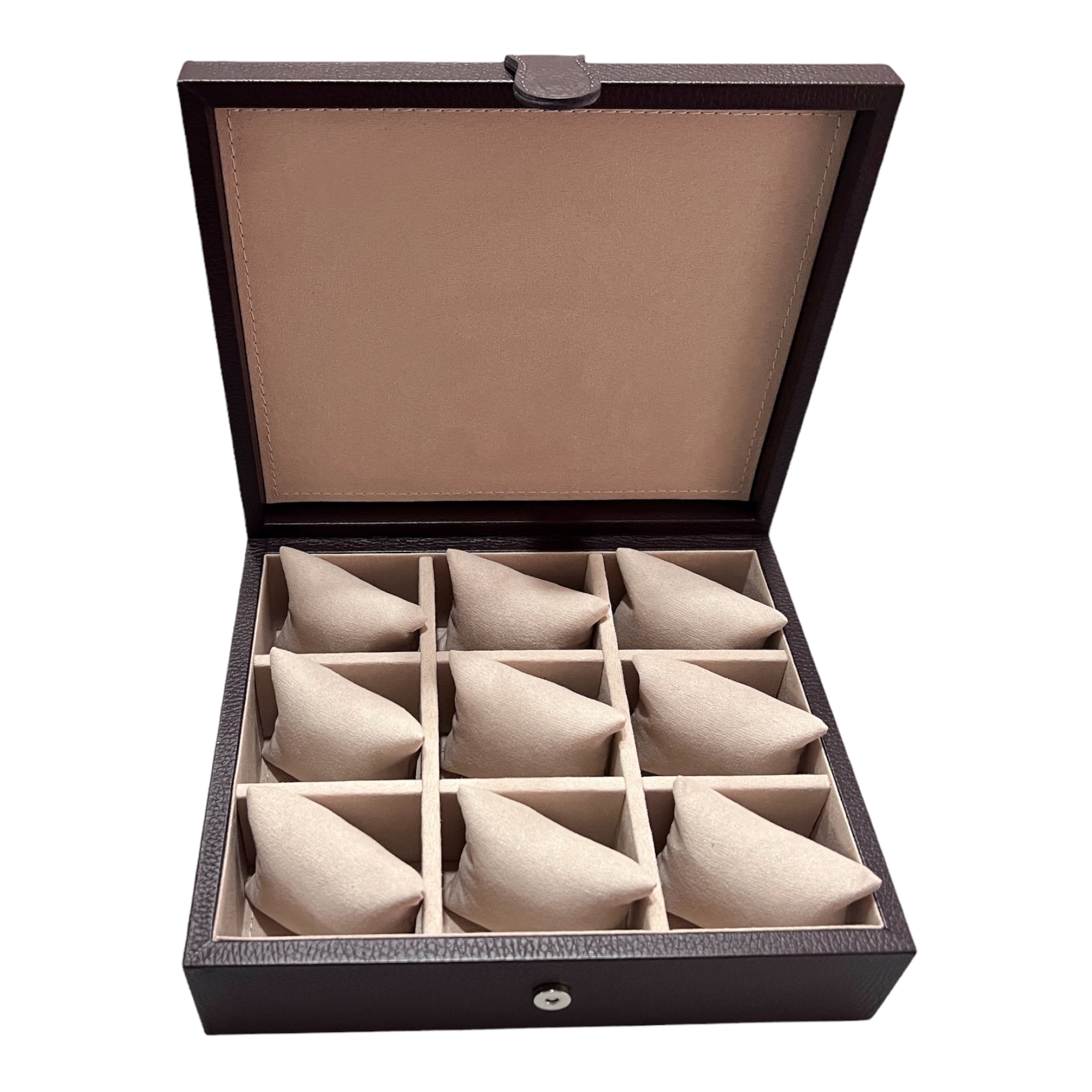 Caja en Piel para guardar 9 Relojes MACE