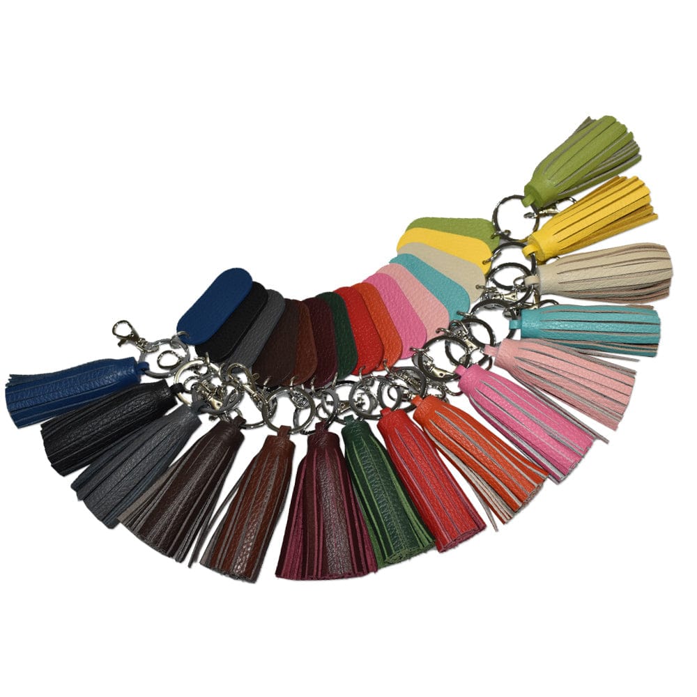 Llavero Tassel hecho en piel MASA